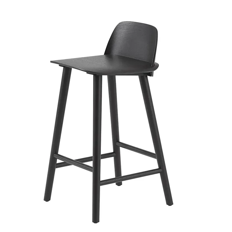 Nerd barhocker 65 cm - Black från Muuto – produktbild