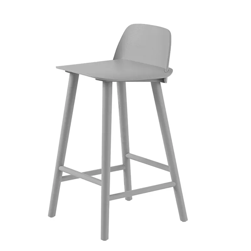 Nerd barhocker 65 cm - Grey von Muuto – Produktfoto
