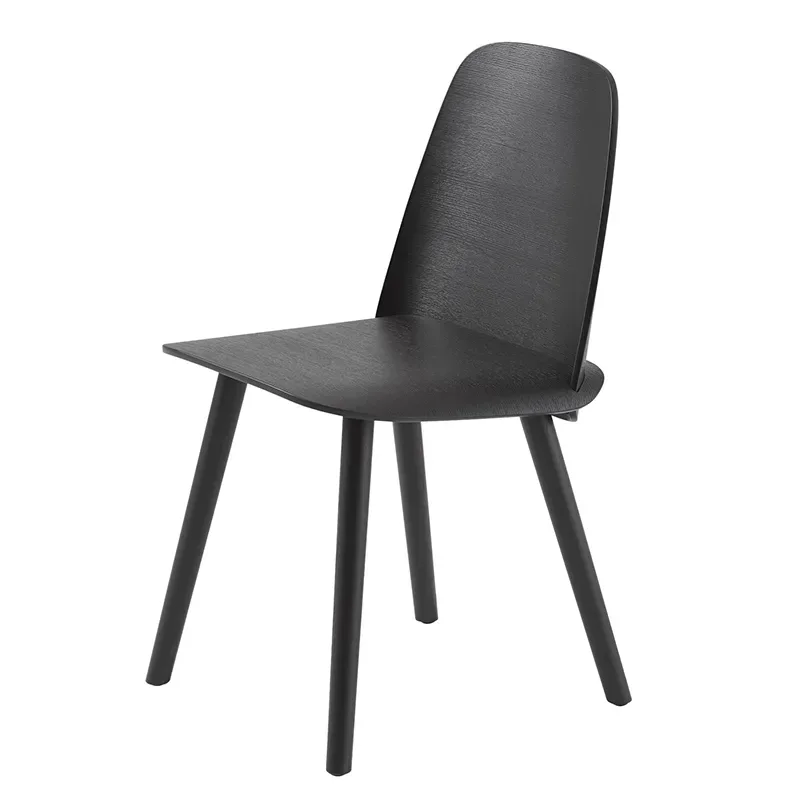 Nerd Esszimmerstuhl - Black von Muuto – Produktfoto