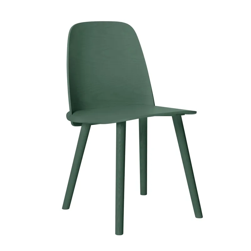 Nerd Esszimmerstuhl Dunkelgrün by Muuto – product photo