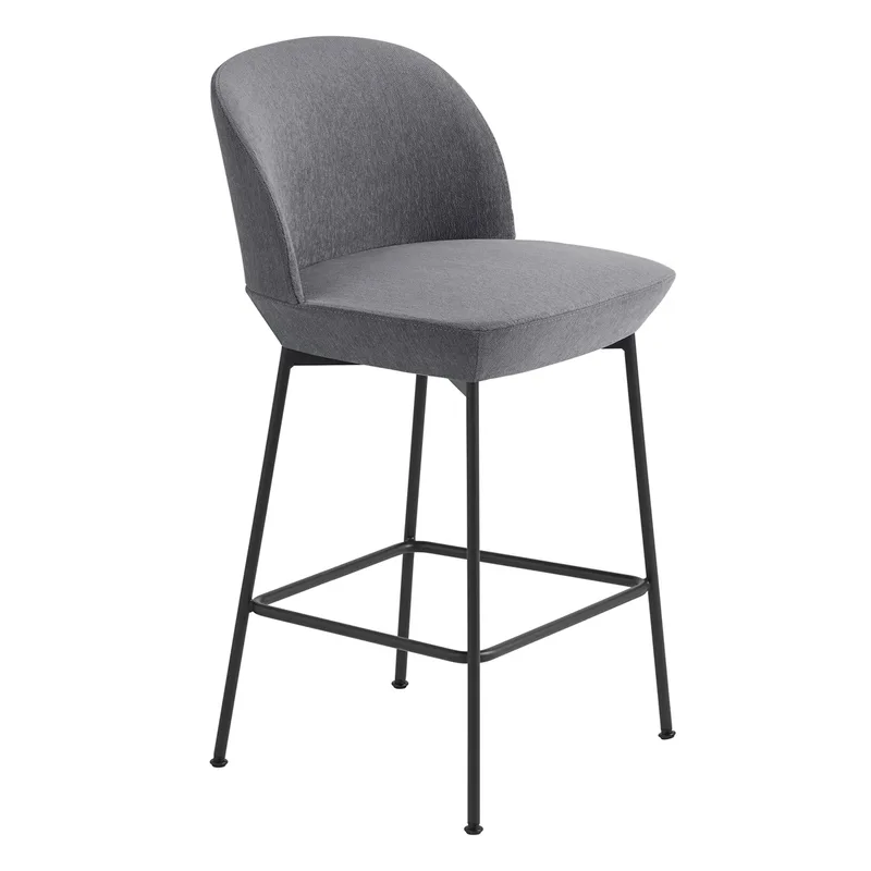 Oslo Counter Stuhl 65cm Still 161-Anthracite black von Muuto – Produktfoto