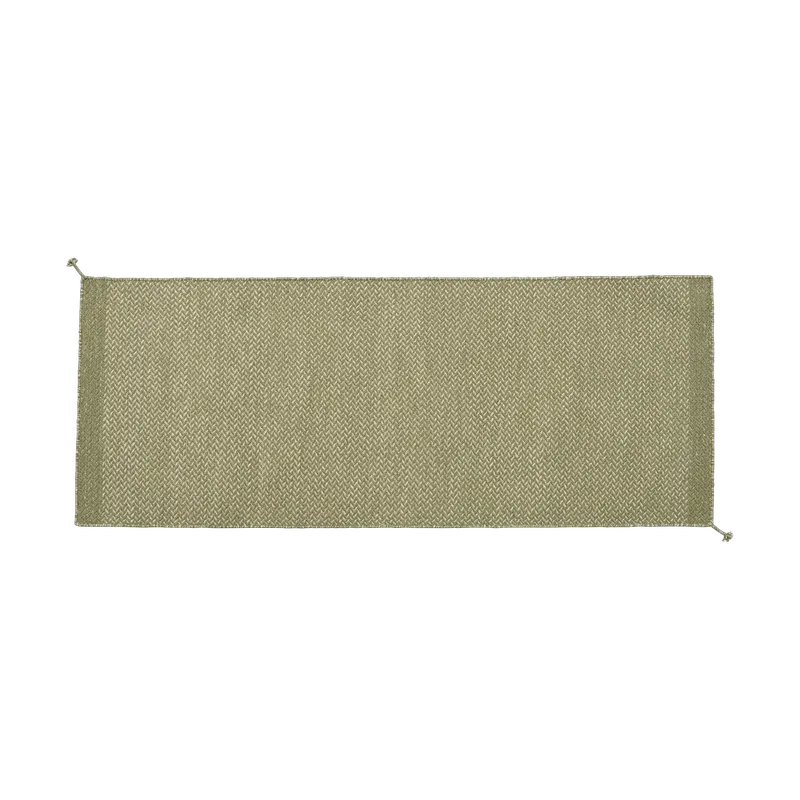 Ply Teppich 80x200 cm Moss green von Muuto – Produktfoto