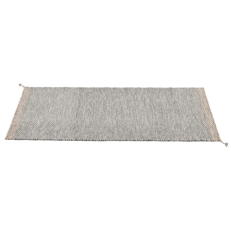 Ply Wollteppich 80 x 200cm Black-white de Muuto – photo du produit