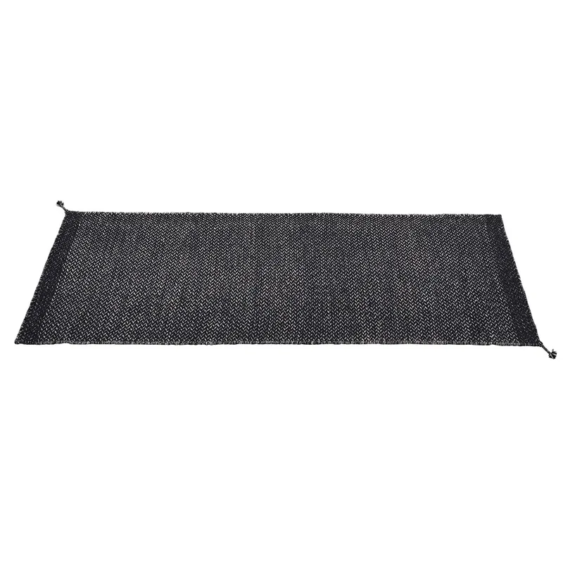 Ply Wollteppich 80 x 200cm Midnight blue by Muuto – product photo