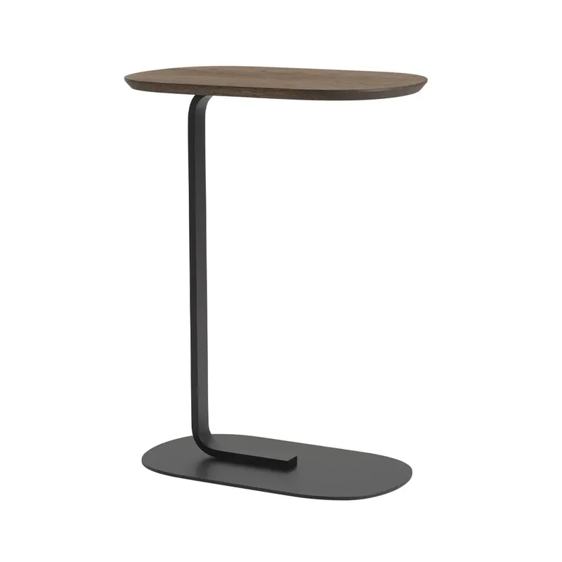 Relate Beistelltisch H: 73,5cm Smoked oak-Black fra Muuto – produktbillede