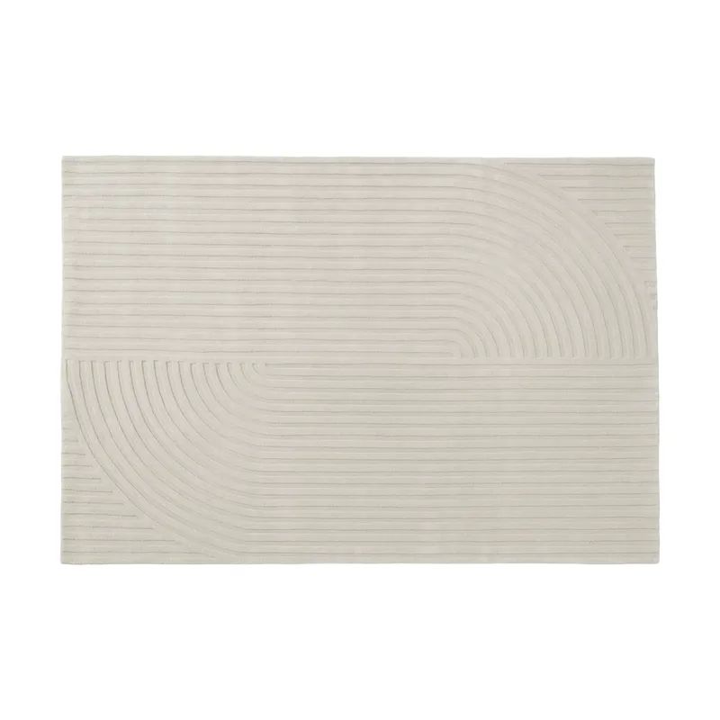 Relevo Rug Quattro Wollteppich Off white, 170x240 cm van Muuto – productfoto
