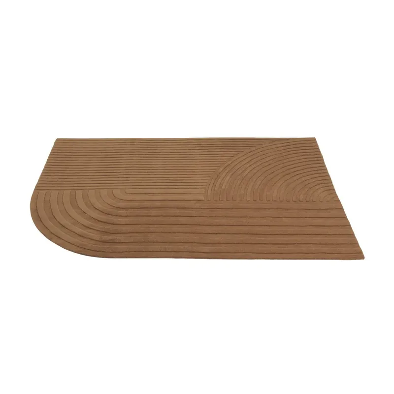 Relevo Teppich 170 x 240 cm Burnt Orange van Muuto – productfoto