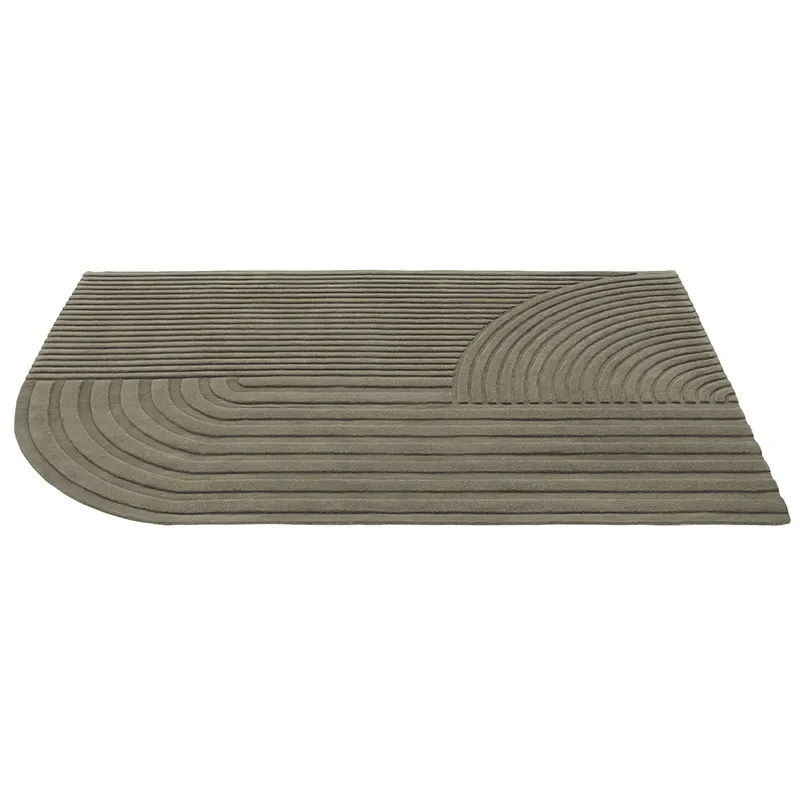 Relevo Teppich 200 x 300 cm - Taupe van Muuto – productfoto