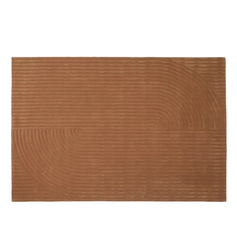 Relevo Teppich Quattro - 200 x 300 cm - Burnt Orange Muuto von Muuto – Produktfoto