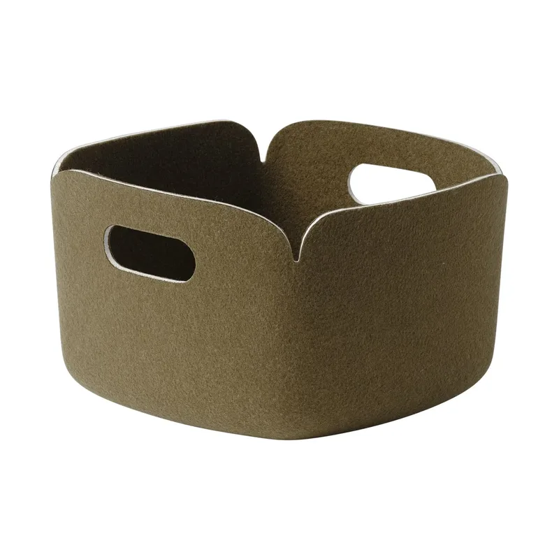 Restore Aufbewahrungskorb 28x28 cm Brown green van Muuto – productfoto
