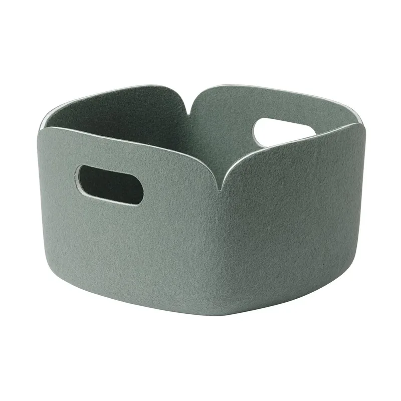 Restore Aufbewahrungskorb 28x28 cm Dusty green de Muuto – photo du produit