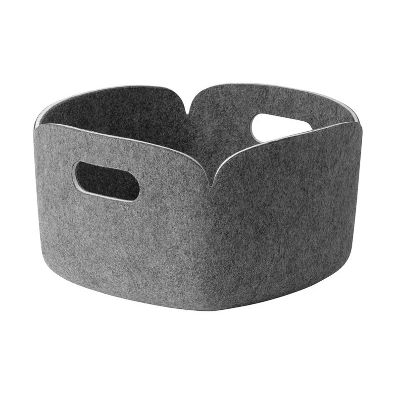Restore Aufbewahrungskorb 28x28 cm Grey mélange van Muuto – productfoto
