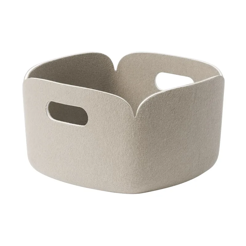 Restore Aufbewahrungskorb 28x28 cm Sand van Muuto – productfoto