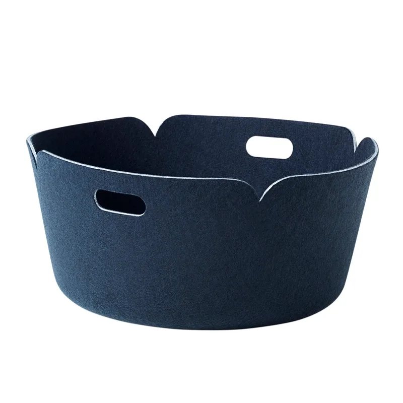 Restore Korb rund Midnight blue by Muuto – product photo