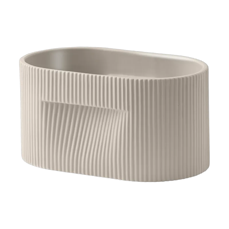 Ridge Blumentopf 13 cm Beige från Muuto – produktbild