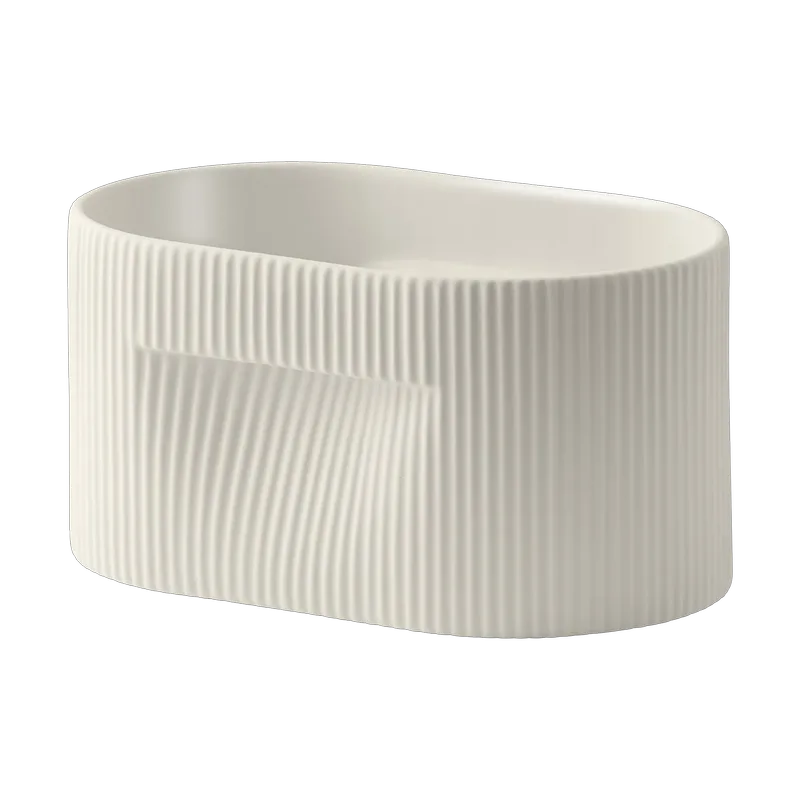 Ridge Blumentopf 13 cm Off-white by Muuto – product photo