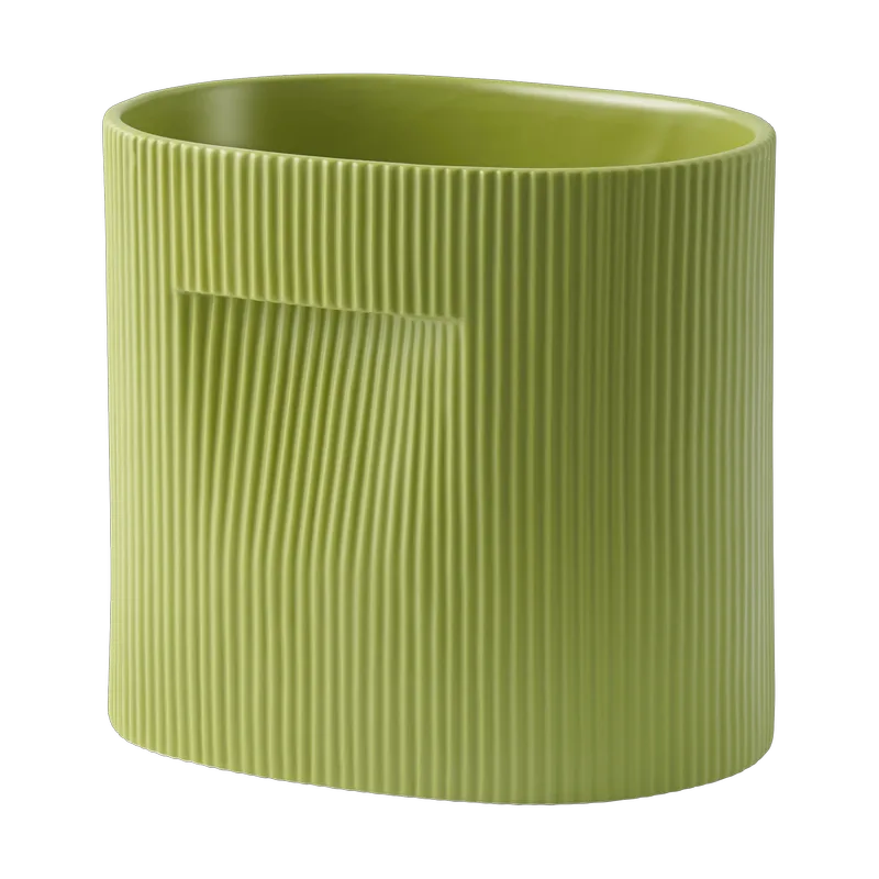 Ridge Blumentopf 24 cm Moss green van Muuto – productfoto