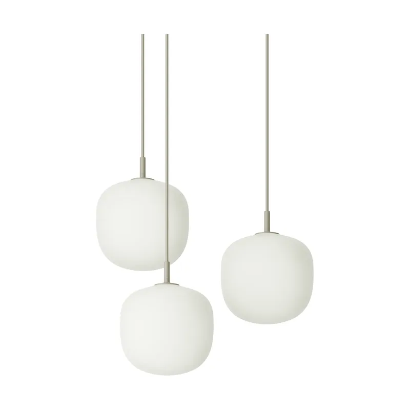 Rime Pendant Cluster 3 Pendel Grau, Ø18 cm von Muuto – Produktfoto