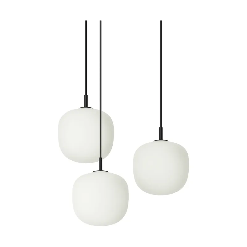 Rime Pendant Cluster 3 Pendel Schwarz, Ø18 cm von Muuto – Produktfoto