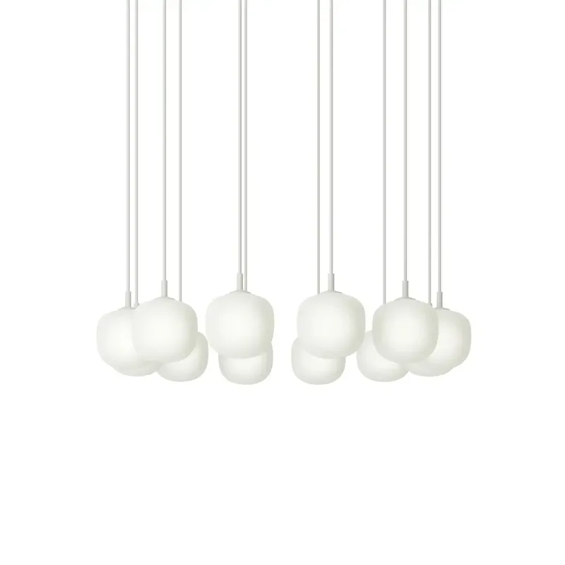Rime Pendant Cluster - Ø12 - 12 - White / White von Muuto – Produktfoto