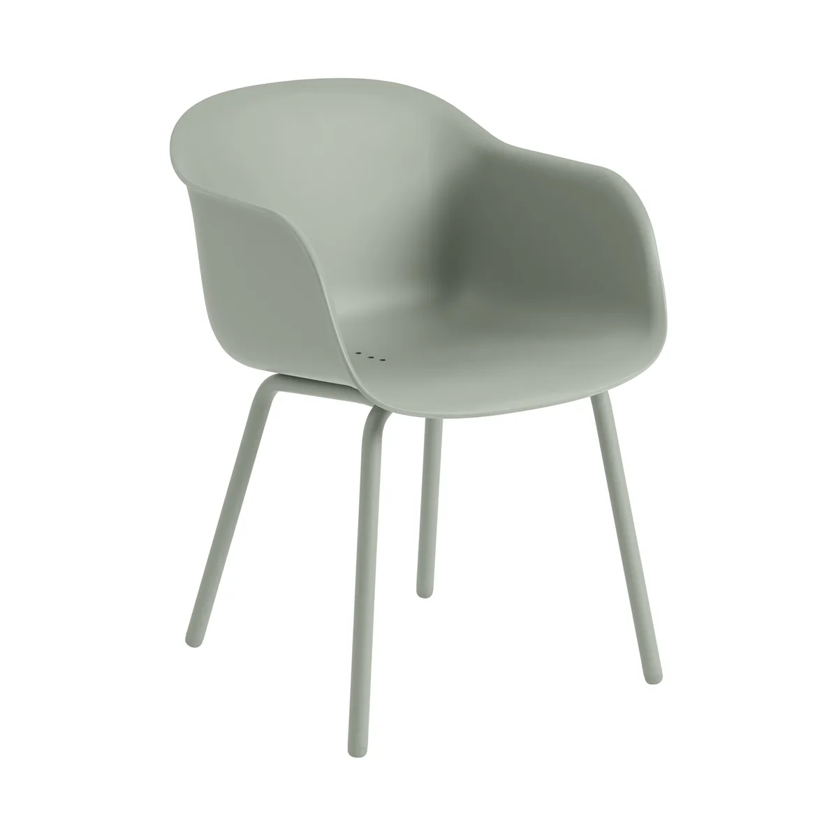 Sessel Fiber - Grün - 100 % recycelter Kunststoff - Designer Iskos-Berlin by Muuto – product photo