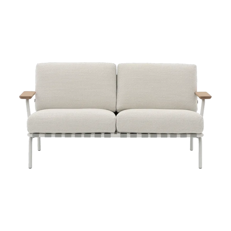 Settle 2-Sitzer Sofa Laze 1 Grey von Muuto – Produktfoto