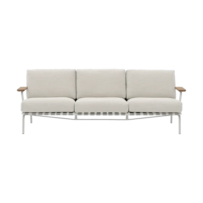 Settle 3-Sitzer Sofa Laze 1 Grey von Muuto – Produktfoto