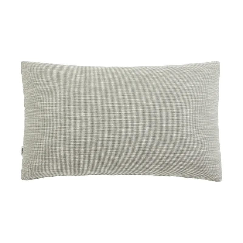 Settle Kissen Ribbed Weave 2 dunkelgrün, 60x35 cm van Muuto – productfoto