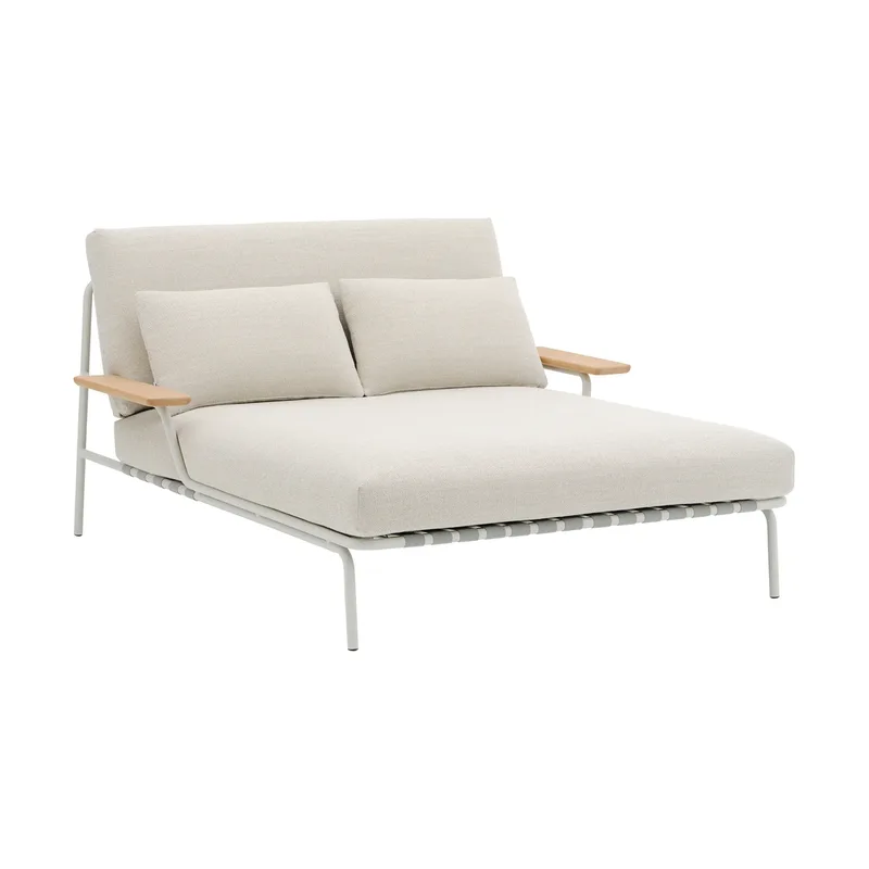Settle Loungeliege Laze 1-grey, mit Armlehnen von Muuto – Produktfoto