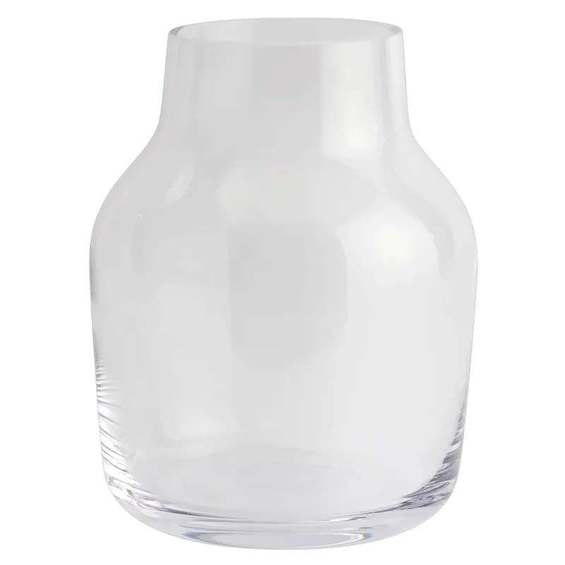 Silent Vase Ø15 cm Clear von Muuto – Produktfoto