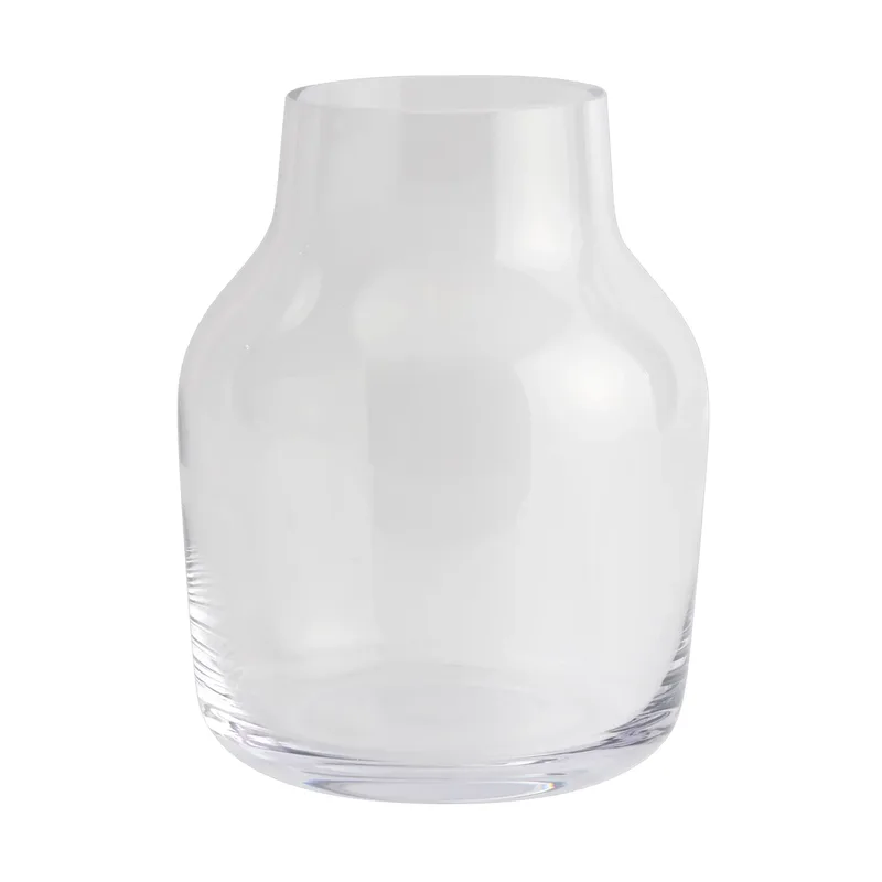 Silent Vase Ø15cm Clear von Muuto – Produktfoto