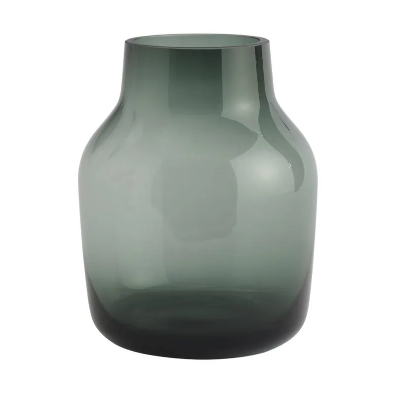 Silent Vase Ø15cm Dark Green de Muuto – photo du produit