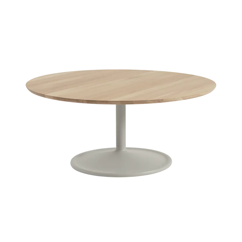 Soft Couchtisch Ø95 cm Solid oak-grey by Muuto – product photo
