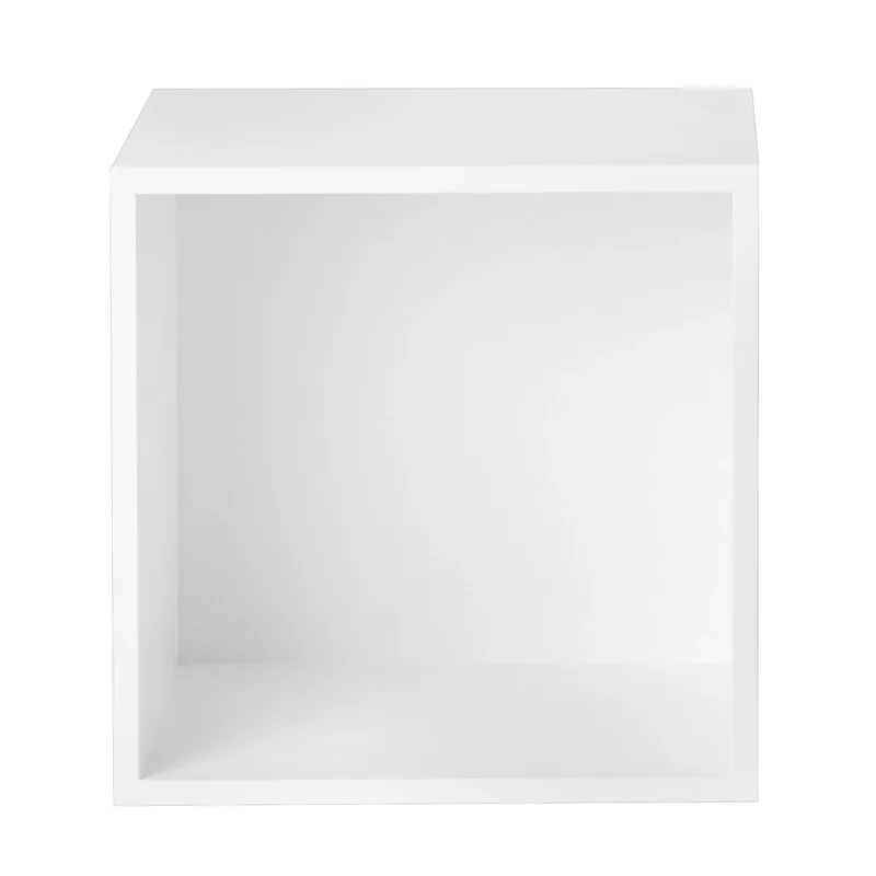 Stacked 2.0 Regalsystem mit Rückenplatte, medium Weiß by Muuto – product photo