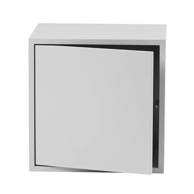 Stacked 2.0 Regalsystem mit Tür, medium Hellgrau de Muuto – photo du produit