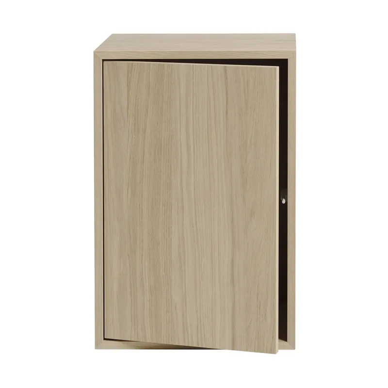 Stacked Aufbewahrungssystem mit Tür Large Eiche von Muuto – Produktfoto