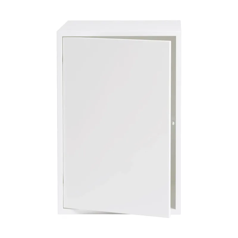 Stacked Aufbewahrungssystem mit Tür Large White von Muuto – Produktfoto