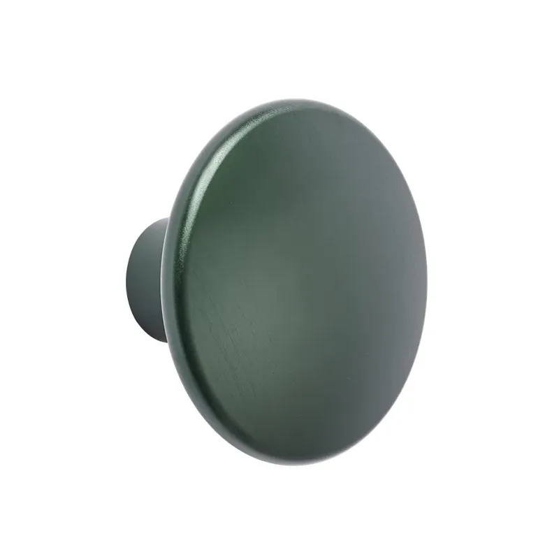 The Dots Kleiderhaken metall 5cm Dark green by Muuto – product photo