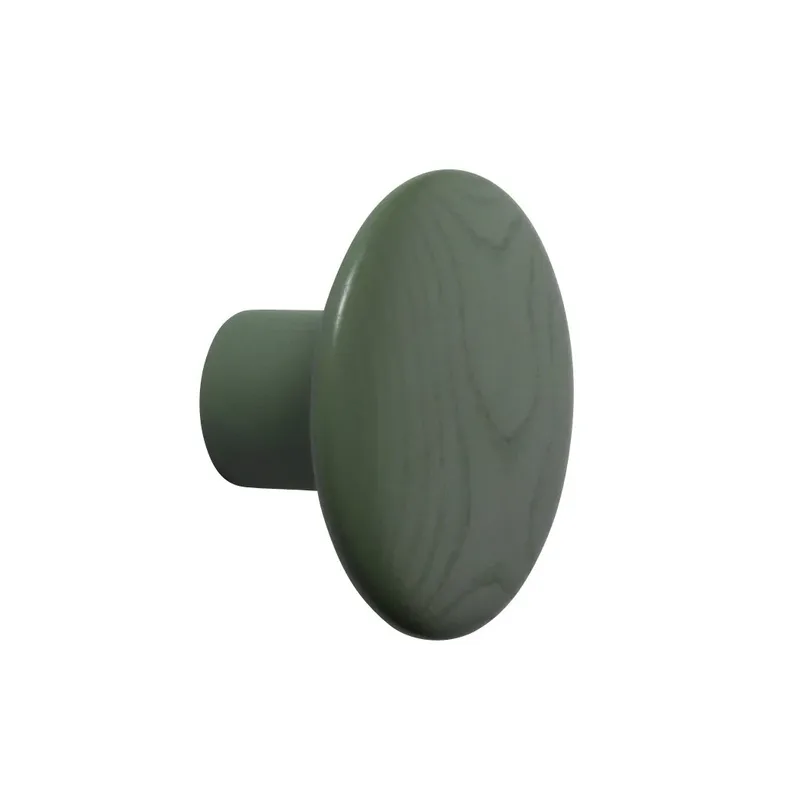 The Dots Wandhaken dusty green (grün) Klein by Muuto – product photo