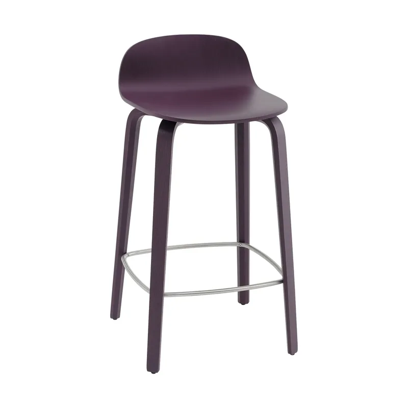 Visu Barstuhl 65 cm Dark plum by Muuto – product photo