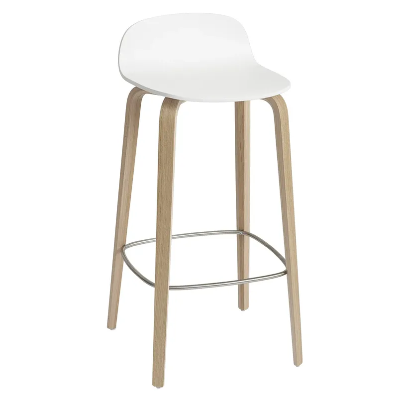 Visu Barstuhl 75cm White-Oak de Muuto – photo du produit
