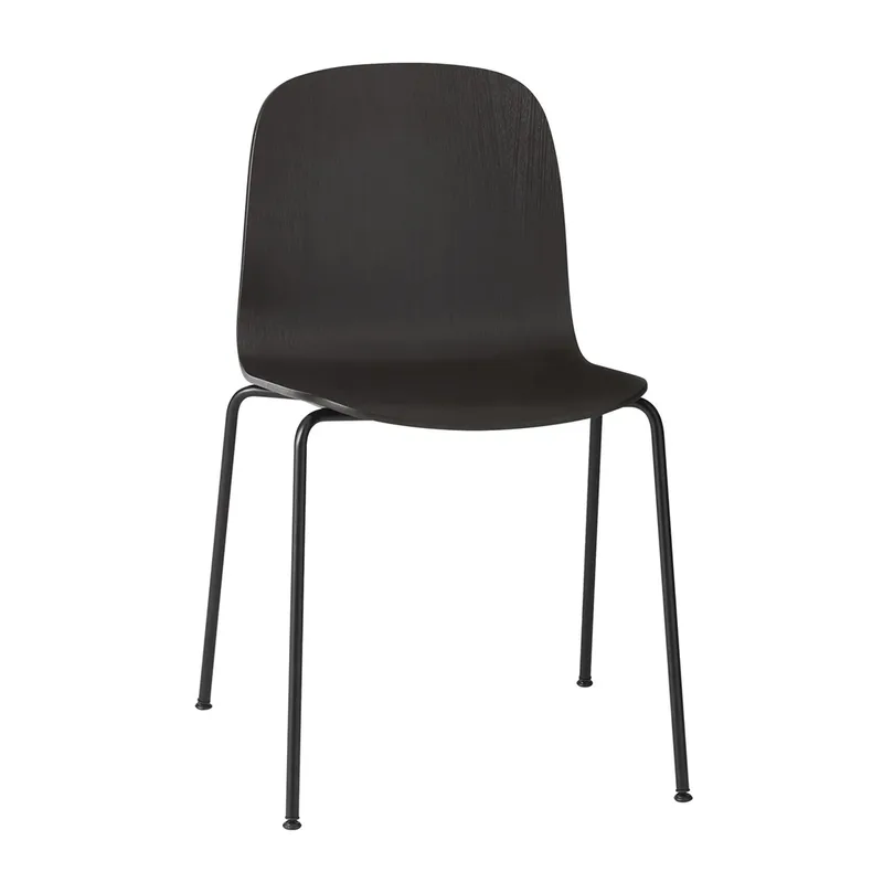 Visu Chair Stahlgestell Schwarz-schwarz de Muuto – photo du produit