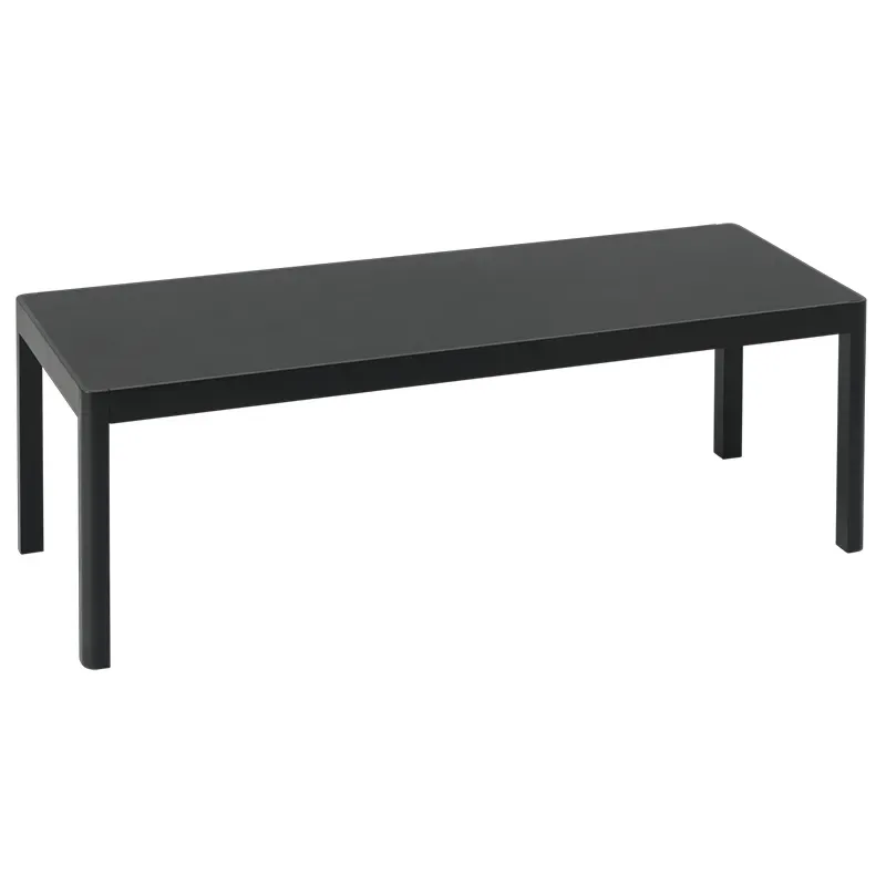 Workshop Couchtisch 43 x 120 cm - Black Linoleum von Muuto – Produktfoto
