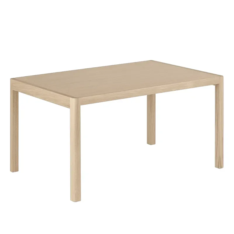Workshop Table 92x140 cm - Oak Veneer Oak von Muuto – Produktfoto