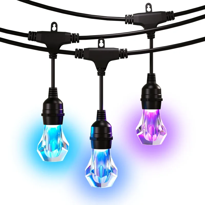 Essentials Matter Smart Multicolour Outdoor String Light Starter Kit - LED - 15m - Zwart by Nanoleaf – product photo