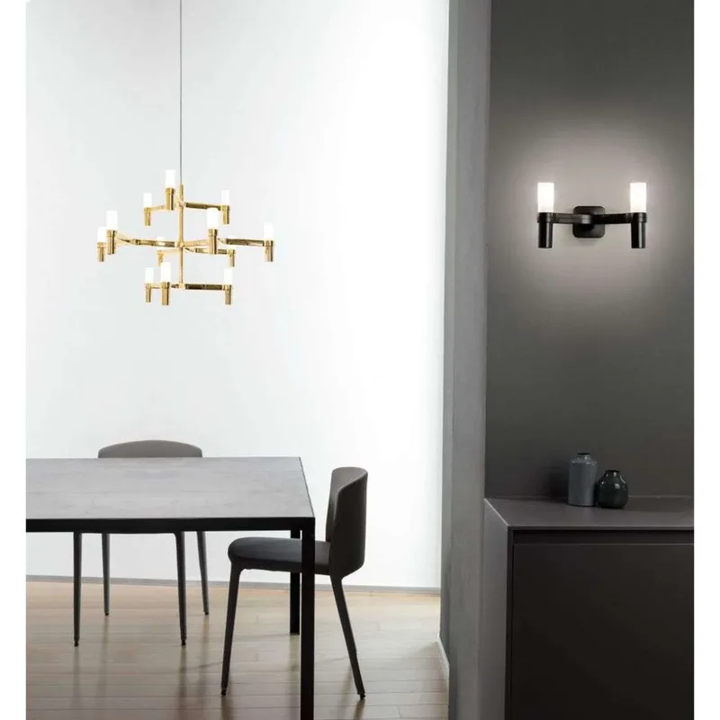 Crown Minor Hanglamp Gold Plated - Nemo Lighting - Eetkamer by Nemo Lighting – product photo