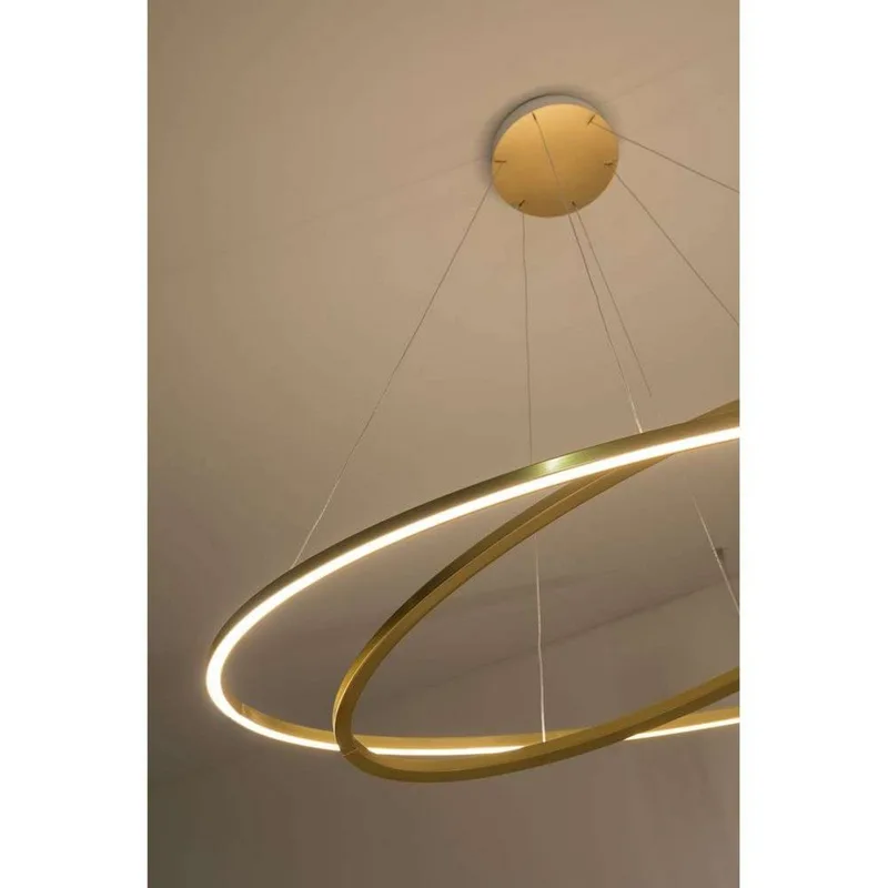 Ellisse Double Hanglamp Black - Nemo Lighting - Eetkamer - Aluminium - Meerdere lampen by Nemo Lighting – product photo
