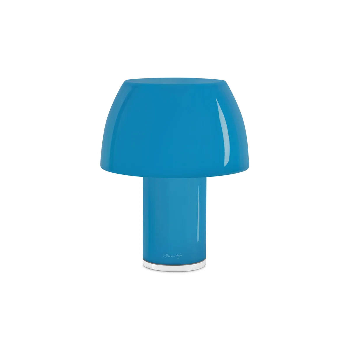 Kabellose, wiederaufladbare Außenlampe Lorosae - Blau - Glas - Designer Álvaro Siza van Nemo Lighting – productfoto