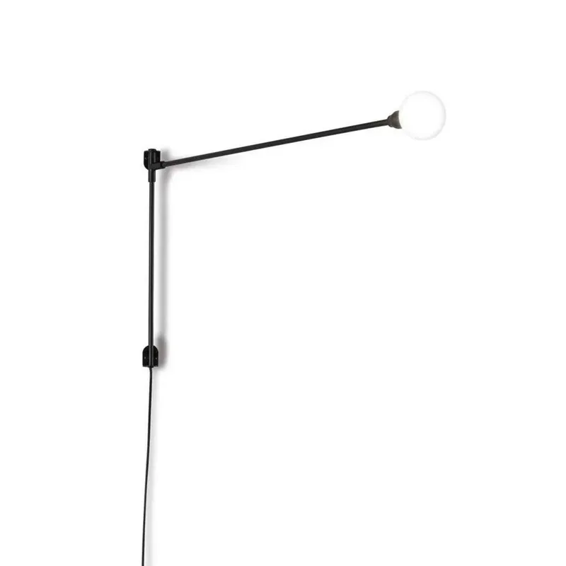 Mini Potence Pivotante wandlamp 2700K zwart Nemo Lighting - Woonkamer - Aluminium by Nemo Lighting – product photo
