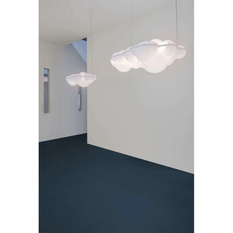 Nuvola LED Hanglamp White - Nemo Lighting - Woonkamer - Kunststof van Nemo Lighting – productfoto